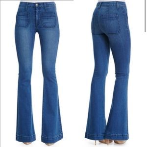 Hudson High Waist Flare Jeans, Size 26
